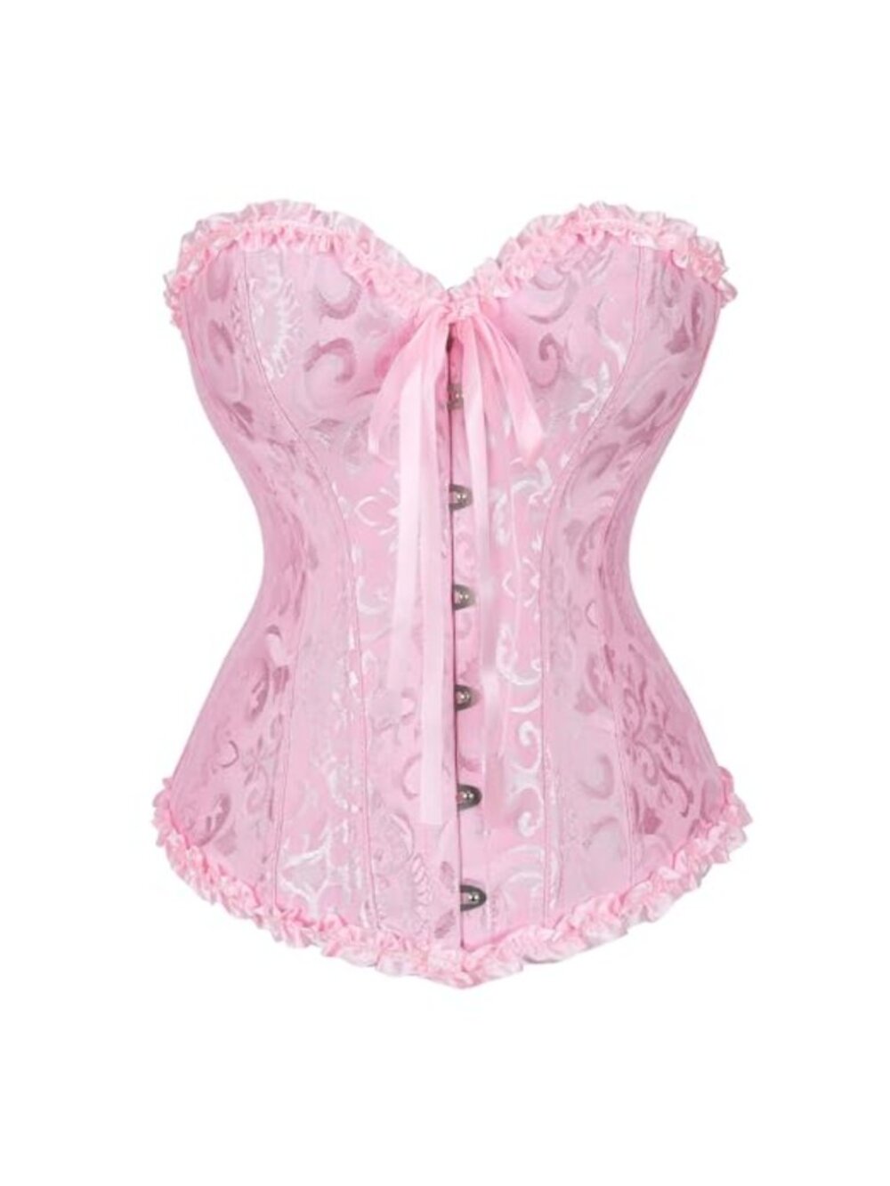 Women's Corset Top Bustier Shapewear Lace Waist Push Up Bodysuit